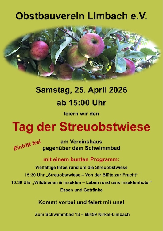 Bild zeigt Plakat zum Tag der Streuobstwiese Bild zeigt Plakat zum Tag der Streuobstwiese